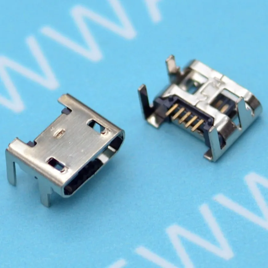 50Pcs Micro Usb Connector 5Pin Seat Jack Micro Usb Four Legs 5P Inserting Plate Seat Mini Usb Connector
50Pcs Micro Usb Connector 5Pin Seat Jack Micro Usb Four Legs 5P Inserting Plate Seat Mini Usb Connector
