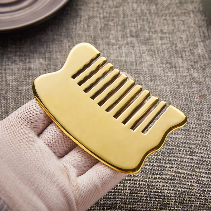 Gua Sha Brass Scraping Board Body Face Massage Tool Detoxify Health Care Copper GuaSha Board Metal Scraper
Gua Sha Brass Scraping Board Body Face Massage Tool Detoxify Health Care Copper GuaSha Board Metal Scraper