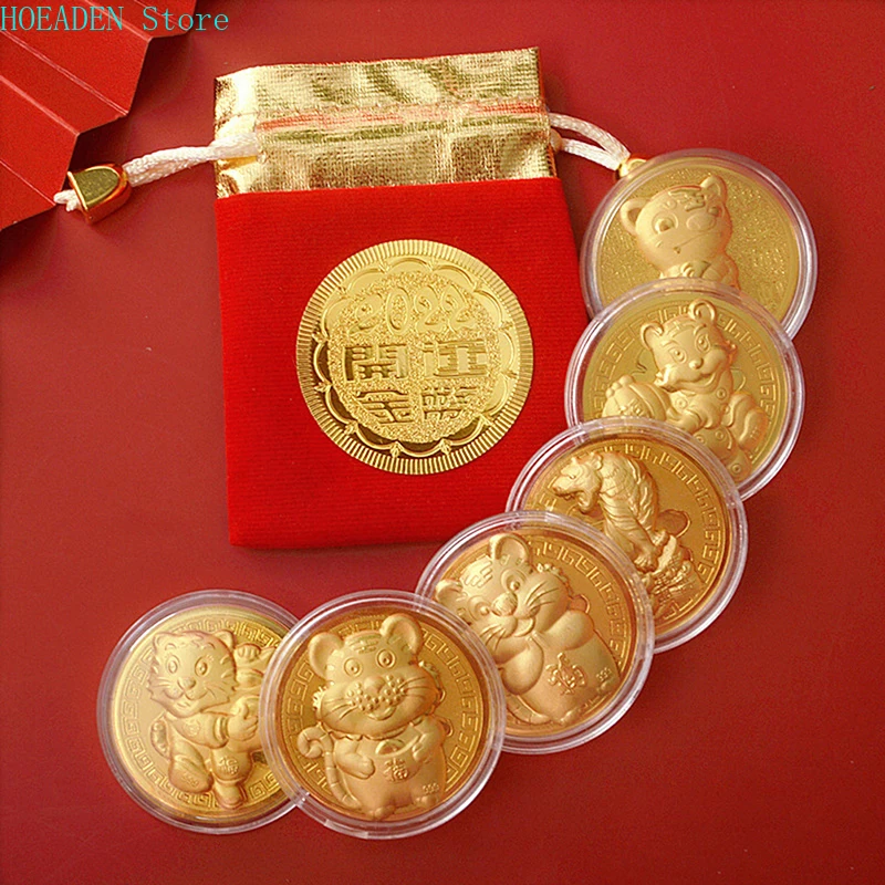 2022 China New Year The Tiger Original Commemorative Coin Zodiac Year Of The Tiger Decorative Medallion Crafts Collection
2022 China New Year The Tiger Original Commemorative Coin Zodiac Year Of The Tiger Decorative Medallion Crafts Collection