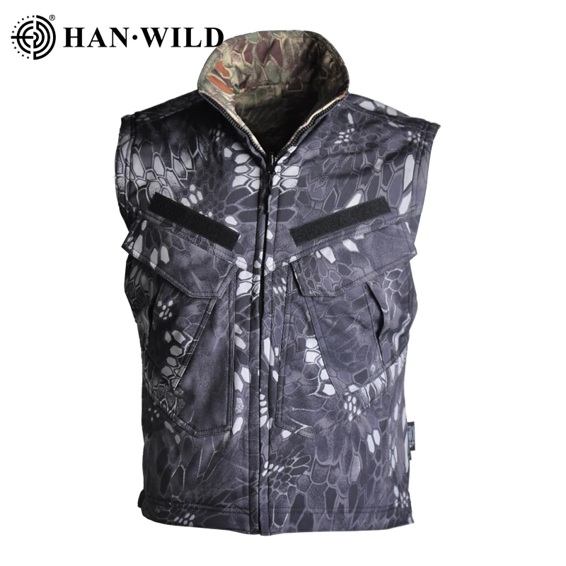 Double Side Tactical Vest Men Military Style Waistcoat Camouflage Male Soft Shell Shark Skin Camo Sleeveless Army Jacket 2021
Double Side Tactical Vest Men Military Style Waistcoat Camouflage Male Soft Shell Shark Skin Camo Sleeveless Army Jacket 2021