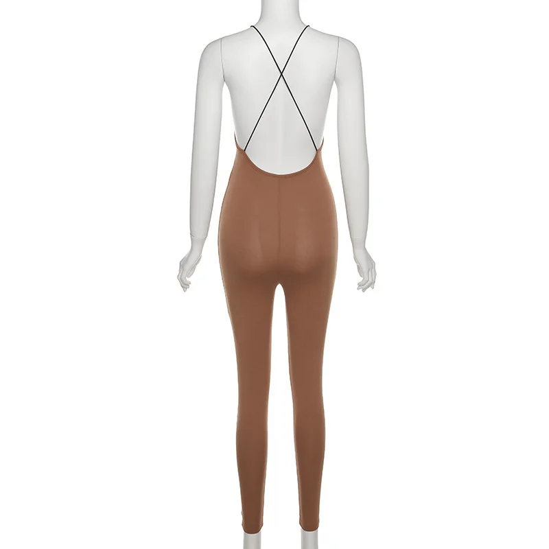 BOOFEENAA Sexy Cross Halter Backless Bodycon Jumpsuit Fitness Activewear Women One Piece Outfits 2021 Lounge Wear C87-BZ16
BOOFEENAA Sexy Cross Halter Backless Bodycon Jumpsuit Fitness Activewear Women One Piece Outfits 2021 Lounge Wear C87-BZ16