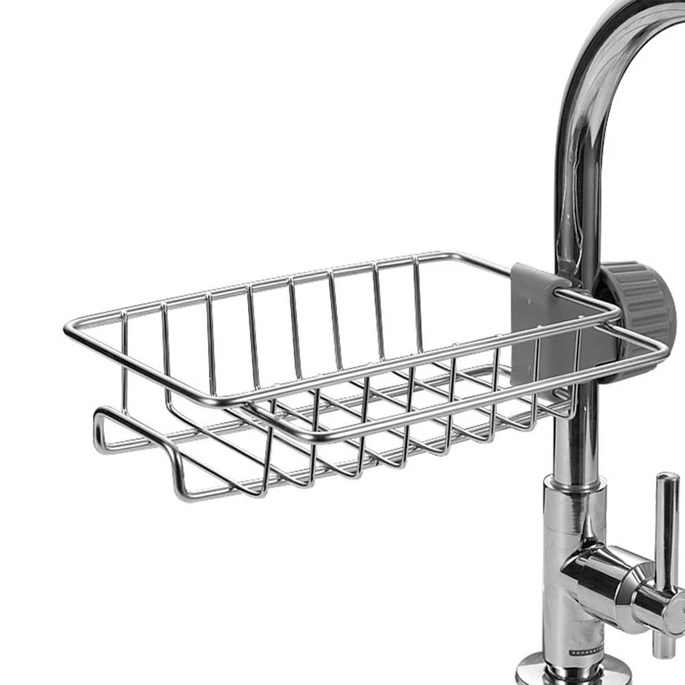 Stainless Steel Faucet Rack Kitchen Storage Shelf Sponge Dish Cloth Finishing Rack Drain Rack Pool Rag Storage Drain Dry Rack
Stainless Steel Faucet Rack Kitchen Storage Shelf Sponge Dish Cloth Finishing Rack Drain Rack Pool Rag Storage Drain Dry Rack