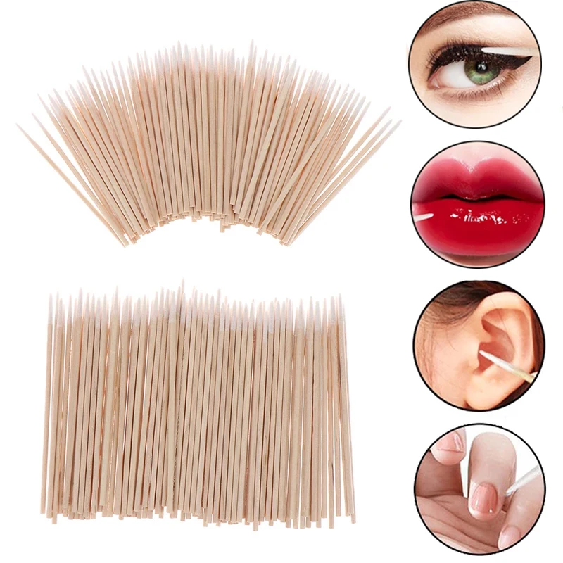 300Pcs Disposable Cotton Swab Lint Free Micro Brushes Natural Wood Cotton Buds Swabs Ear Clean Stick Eyelash Extension Glue Tool
300Pcs Disposable Cotton Swab Lint Free Micro Brushes Natural Wood Cotton Buds Swabs Ear Clean Stick Eyelash Extension Glue Tool