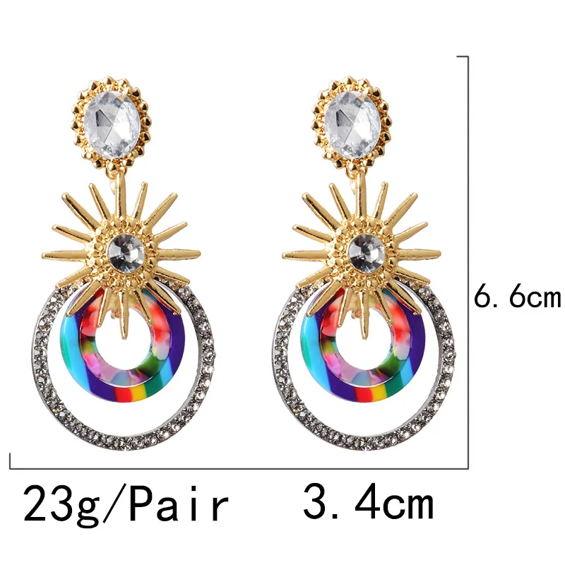 New Round Crystal Earrings Jewelry Vintage Accessories Personalized Gift Resin Drop Earrings Wholesale For Women
New Round Crystal Earrings Jewelry Vintage Accessories Personalized Gift Resin Drop Earrings Wholesale For Women