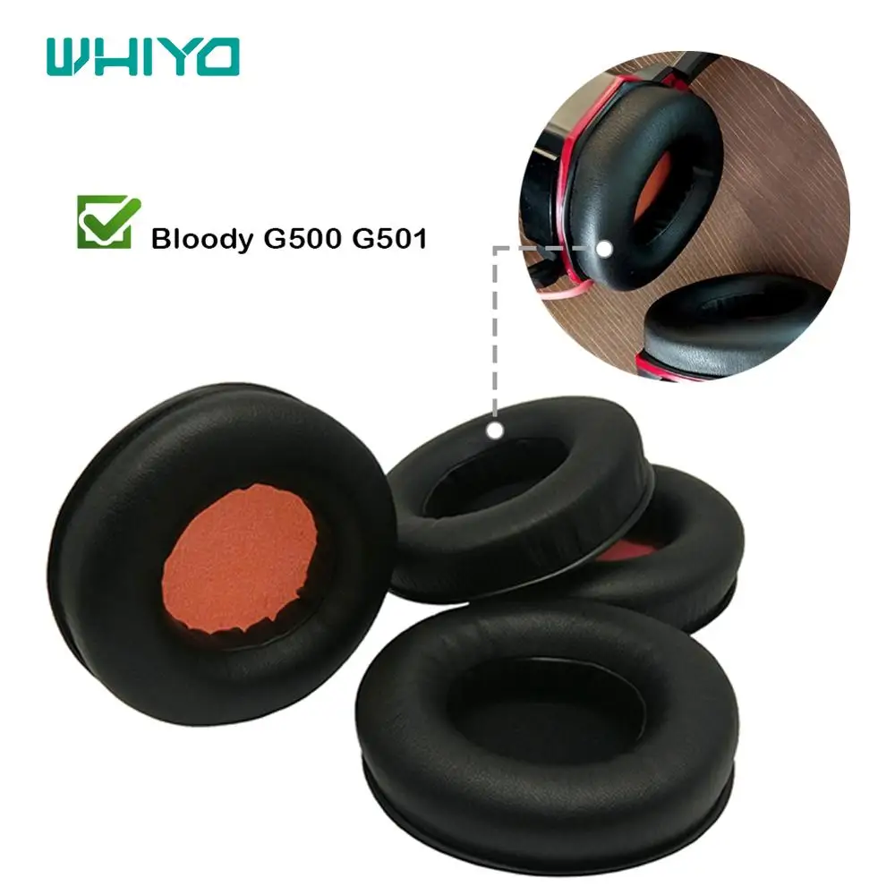 

Whiyo 1 Pair of Ear Pads Cushion Cover Earpads Replacement Cups for G500 G501 Bloody Headphones G-500 G-501 G 500 G 501 Headset
