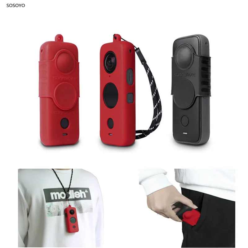 Silicone Case Lens Screen Protective Cover Scratchproof Housing Lanyard For Insta360 One X2 Panoramic Camera Accessories
Silicone Case Lens Screen Protective Cover Scratchproof Housing Lanyard For Insta360 One X2 Panoramic Camera Accessories