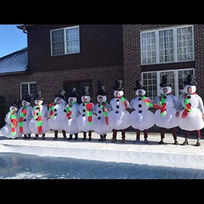 Cosplay holiday costume performance stage play costume adult Santa Snowman inflatable suit
Cosplay holiday costume performance stage play costume adult Santa Snowman inflatable suit