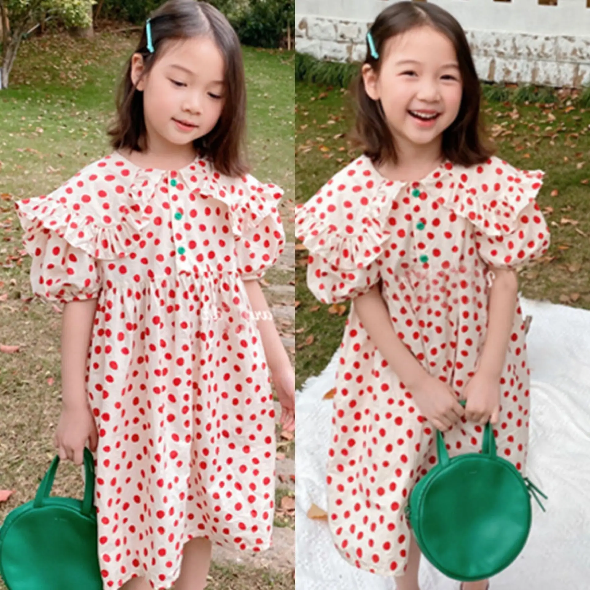 Children's Ruffle Dress Girls Polka Dot Skirt Baby Girl Cute Costume Girls Dresses Kids Summer Girl Princess Dress
Children's Ruffle Dress Girls Polka Dot Skirt Baby Girl Cute Costume Girls Dresses Kids Summer Girl Princess Dress
