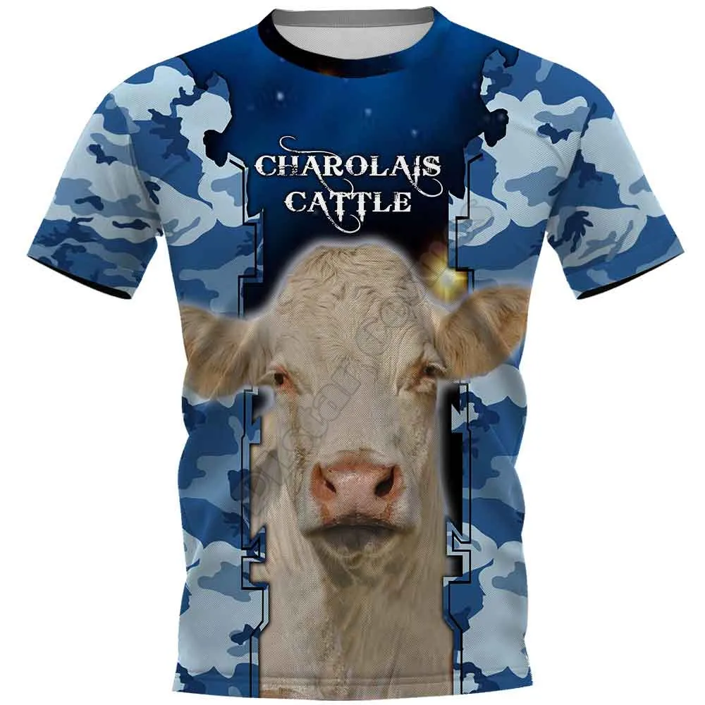 Charolais Cattle 3D Printed t shirts women for men Summer Casual Tees Short Sleeve T-shirts Funny Animals Short Sleeve
Charolais Cattle 3D Printed t shirts women for men Summer Casual Tees Short Sleeve T-shirts Funny Animals Short Sleeve