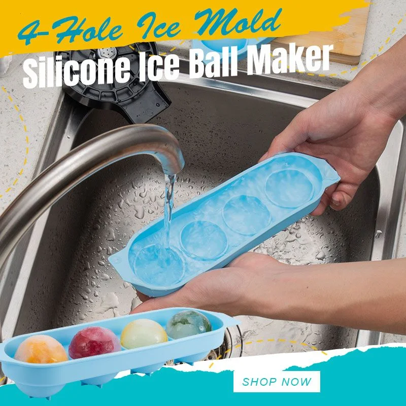 Sueea Silicone 4-Ball Ice Maker Ball-Shape Cube Drinks Whiskey Cocktails Kitchen Freezer Icecream Accessories Mold
Sueea Silicone 4-Ball Ice Maker Ball-Shape Cube Drinks Whiskey Cocktails Kitchen Freezer Icecream Accessories Mold