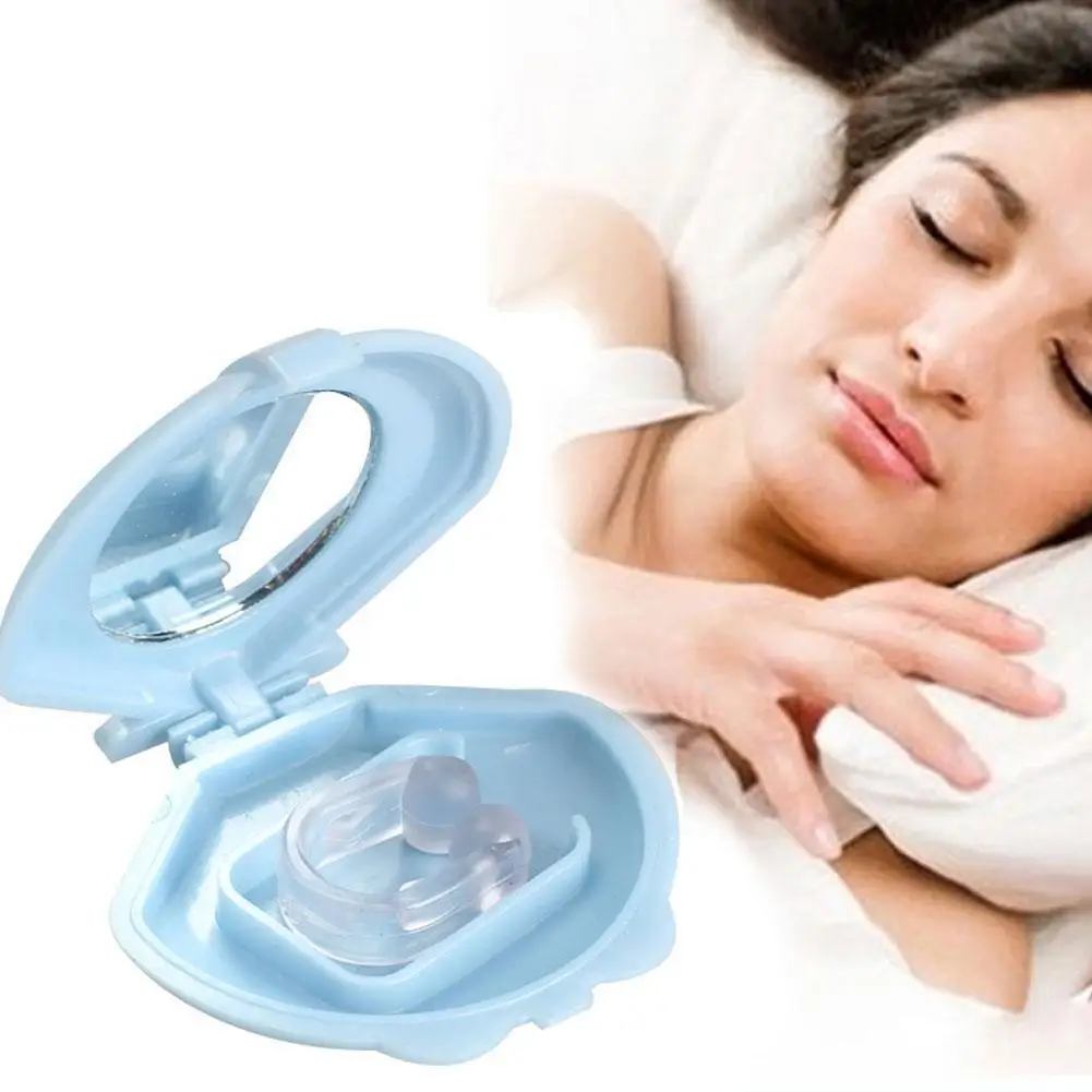 Mini Silicone Nose Clip Anti Snoring Snore Stopper Device Sleeping Anti Sleep Noise With Case Portable
Mini Silicone Nose Clip Anti Snoring Snore Stopper Device Sleeping Anti Sleep Noise With Case Portable
