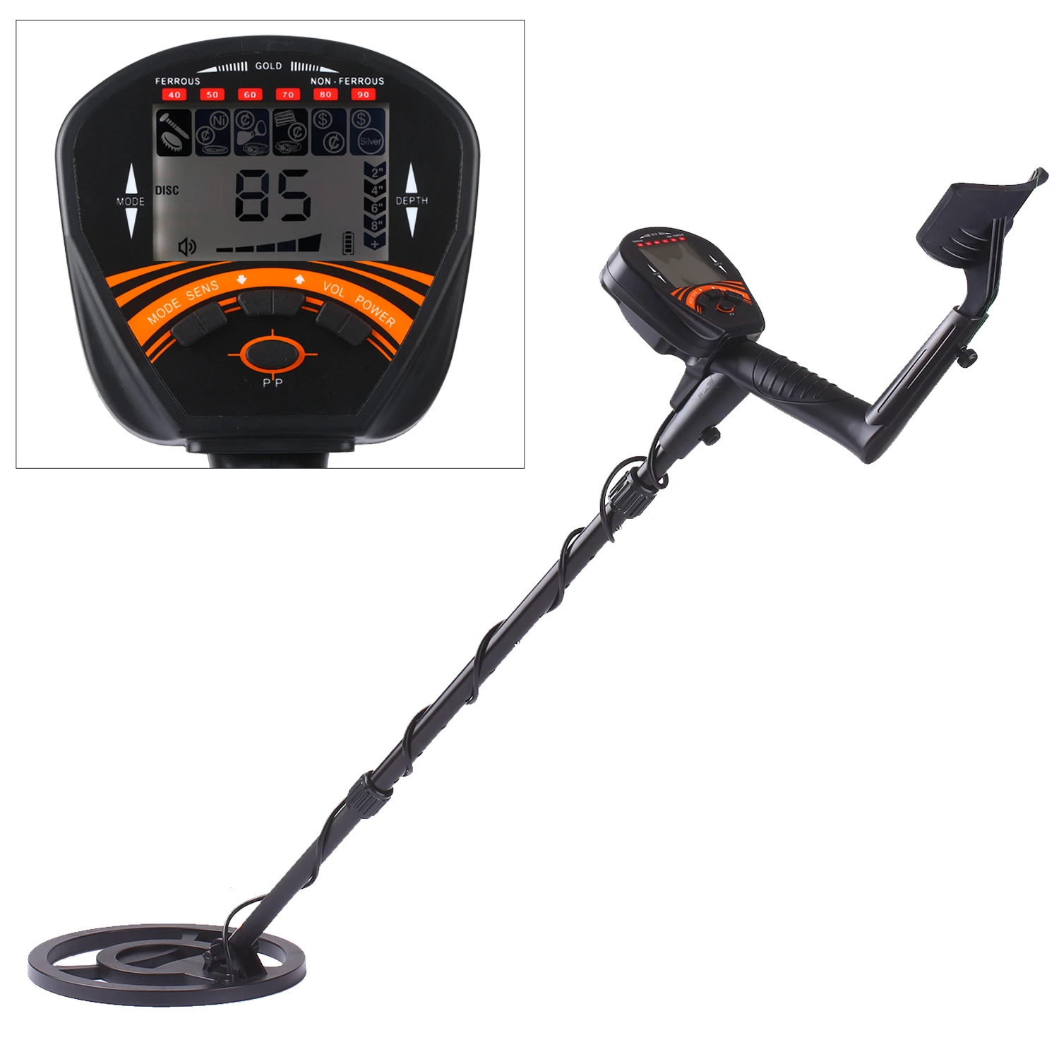 Metal Detector MD-810 Underground Metal Detector LCD Gold Digger Treasur Hunter Handheld Gold Hunter Depth Metal Detectors
Metal Detector MD-810 Underground Metal Detector LCD Gold Digger Treasur Hunter Handheld Gold Hunter Depth Metal Detectors