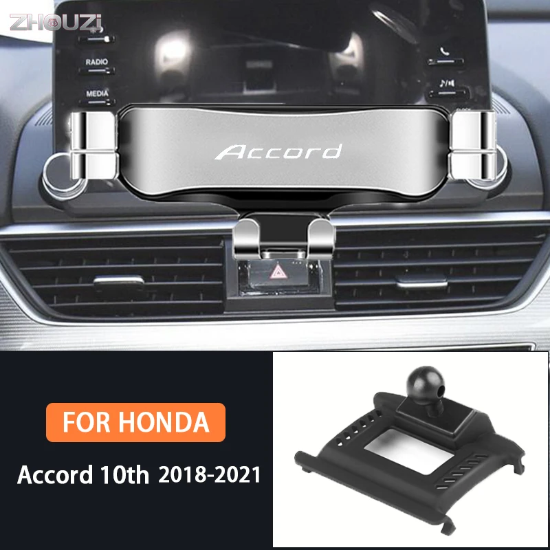 Car Mobile Phone Holder Air Vent Mounts GPS Stand Gravity Navigation Bracket For Honda Accord Inspire 2018-2021 Car Accessories
Car Mobile Phone Holder Air Vent Mounts GPS Stand Gravity Navigation Bracket For Honda Accord Inspire 2018-2021 Car Accessories