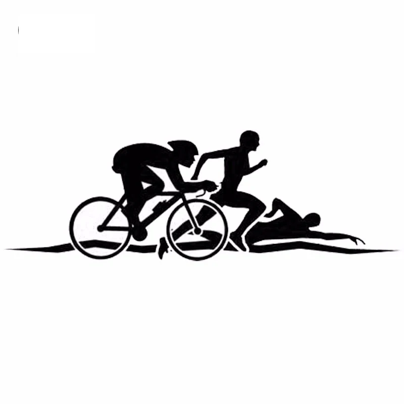 Creative Personality Triathlon Funny Car Sticker Car PVC Laser Car Styling 15.5cm*5.3cm
Creative Personality Triathlon Funny Car Sticker Car PVC Laser Car Styling 15.5cm*5.3cm