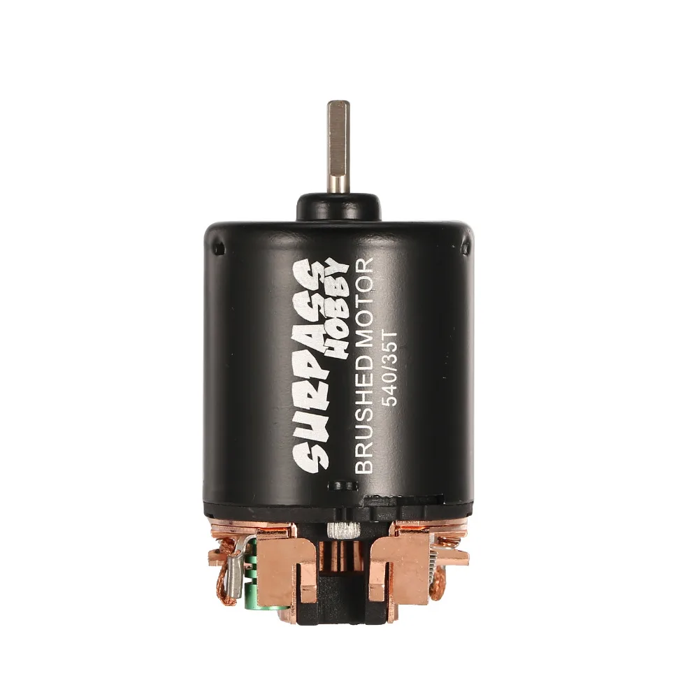 Surpass Hobby 540 35T Brushed Motor 3.175mm Shaft for 1/10 RC Off-road Racing Car Vehicle Part Accessories
Surpass Hobby 540 35T Brushed Motor 3.175mm Shaft for 1/10 RC Off-road Racing Car Vehicle Part Accessories