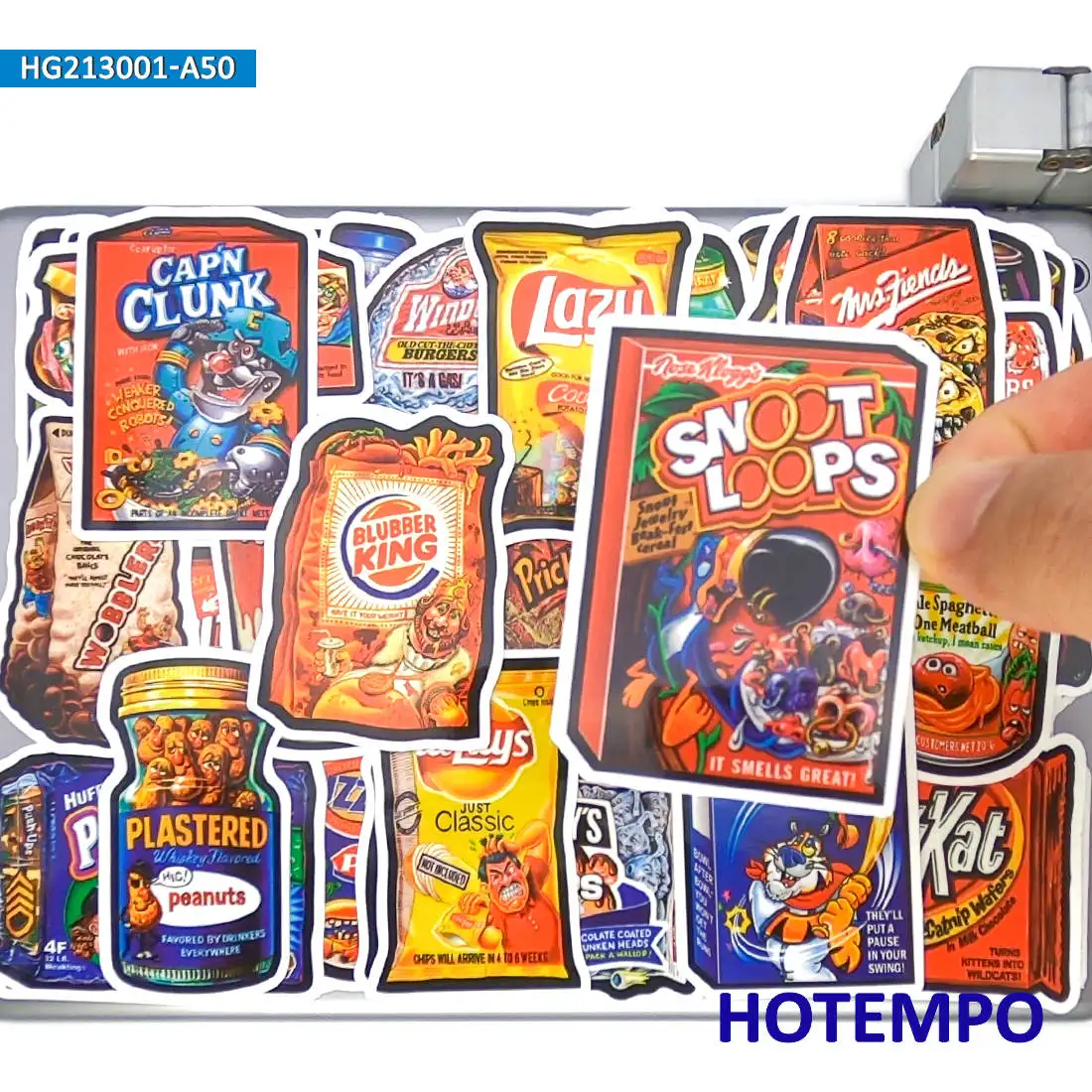 50pcs Food Snack Drink Spoof Package Design Funny Art Stickers for Notebooks Phone Laptop Skateboard Bike Motorcycle Car Sticker
50pcs Food Snack Drink Spoof Package Design Funny Art Stickers for Notebooks Phone Laptop Skateboard Bike Motorcycle Car Sticker
