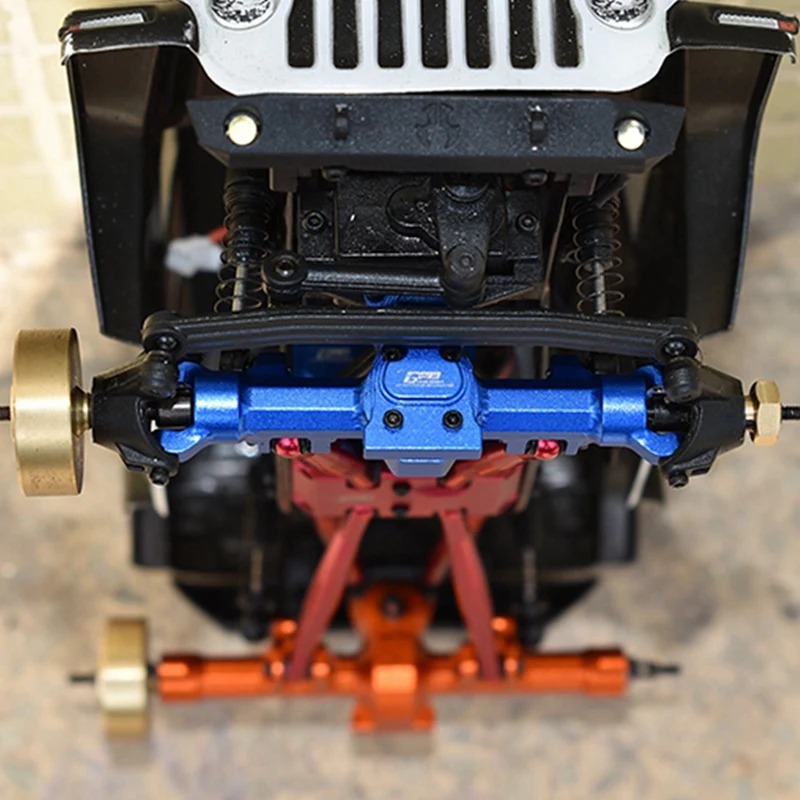 2Pcs Metal Differential Cover Bridge Axle Cover,Red & Green
2Pcs Metal Differential Cover Bridge Axle Cover,Red & Green