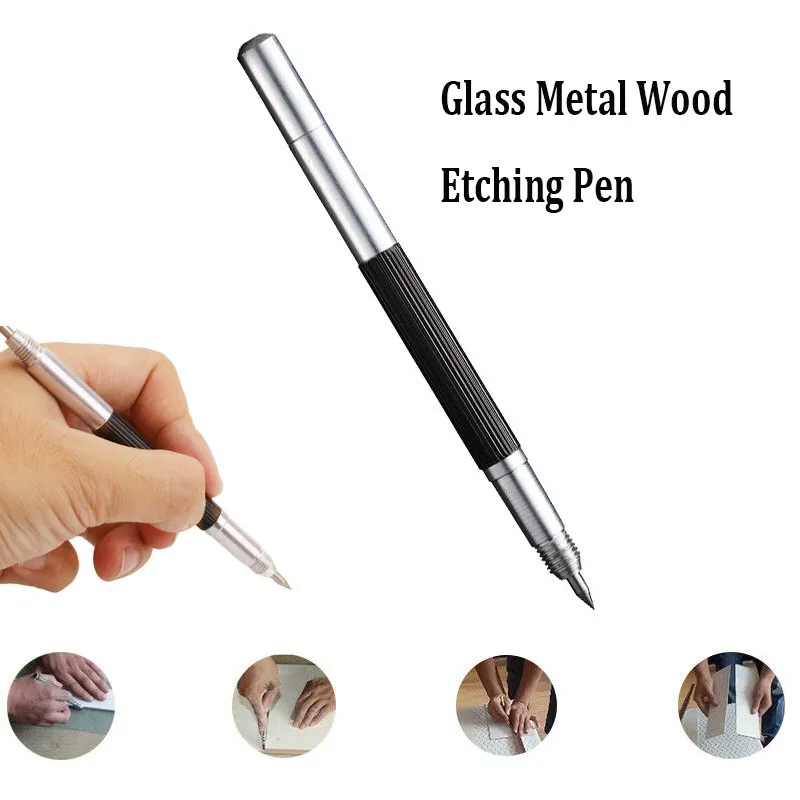 Portable Double Head Engraving Lettering Pen For Glass Metal Wood Ceramics Marking Construction Building Woodworking Hand Tool
Portable Double Head Engraving Lettering Pen For Glass Metal Wood Ceramics Marking Construction Building Woodworking Hand Tool