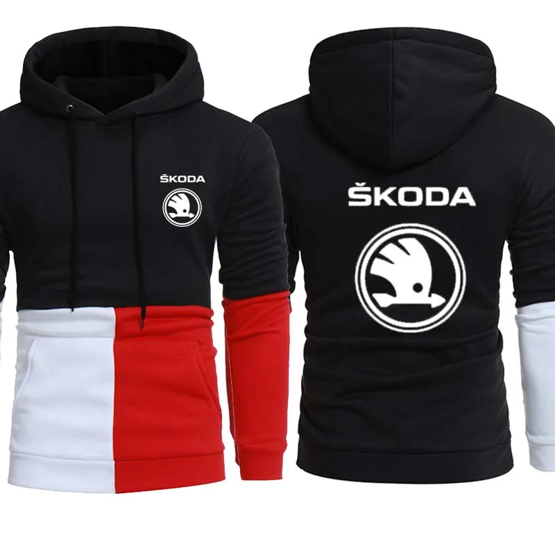 Spring Autumn Stitching Men's Pullover Skoda Car Logo Printing Cotton Casual Men's Hoodie High Quality Men's Sweatshirt
Spring Autumn Stitching Men's Pullover Skoda Car Logo Printing Cotton Casual Men's Hoodie High Quality Men's Sweatshirt