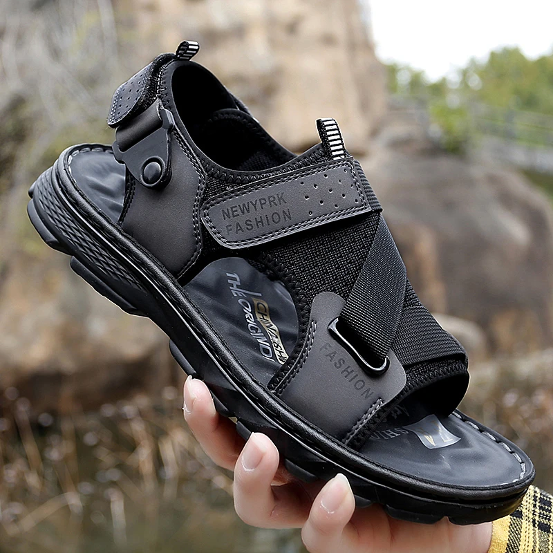 2021 New Men Beach Outdoor Shoes Hook & Loop Walking Sandals Men Fashion Mens Beach Sneakers Comfortable Outdoor Men Sandals
2021 New Men Beach Outdoor Shoes Hook & Loop Walking Sandals Men Fashion Mens Beach Sneakers Comfortable Outdoor Men Sandals