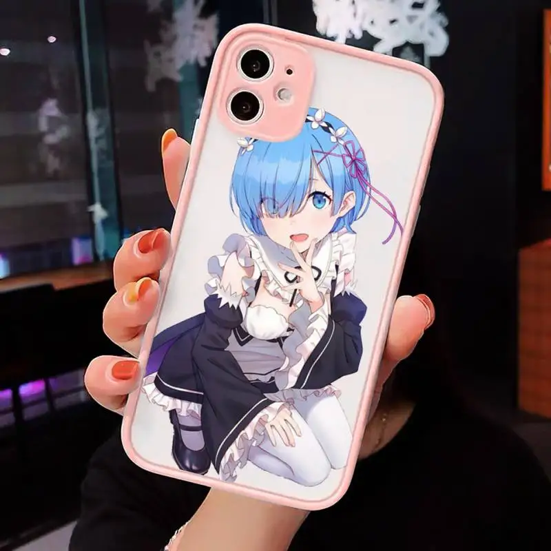 Re Life in a different world from zero Phone Case Matte Transparent for iPhone 7 8 11 12 s mini pro X XS XR MAX Plus cover funda
Re Life in a different world from zero Phone Case Matte Transparent for iPhone 7 8 11 12 s mini pro X XS XR MAX Plus cover funda