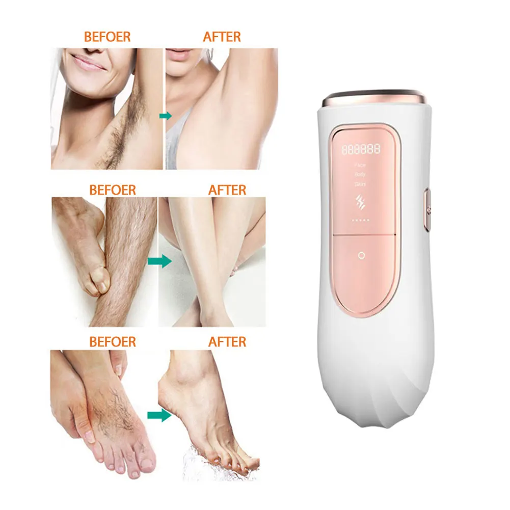 880000 Flashes Hair Epilator Hair Removal Machine Painless Laser Epilator Device Women Hair Remover For Face Body Bikini Line
880000 Flashes Hair Epilator Hair Removal Machine Painless Laser Epilator Device Women Hair Remover For Face Body Bikini Line