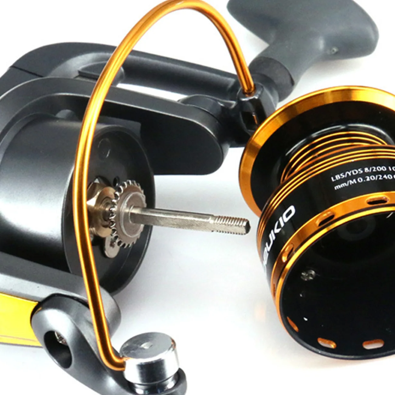 2.1 Meters Sea Pole Set +JS2000 Fishing Rod and Reel Combo Professional Fishing Equipment Set Fishing Wheel Sea Pole