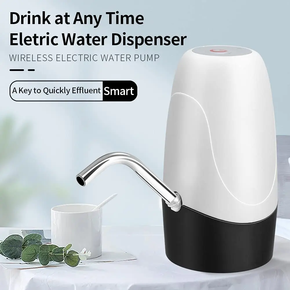 Water Bottle Dispenser Mini Size Water Bottle Pump 5 Gallon Electric Drinking Water Pump for Camping,Kitchen(Blue,Bullet Design)
Water Bottle Dispenser Mini Size Water Bottle Pump 5 Gallon Electric Drinking Water Pump for Camping,Kitchen(Blue,Bullet Design)