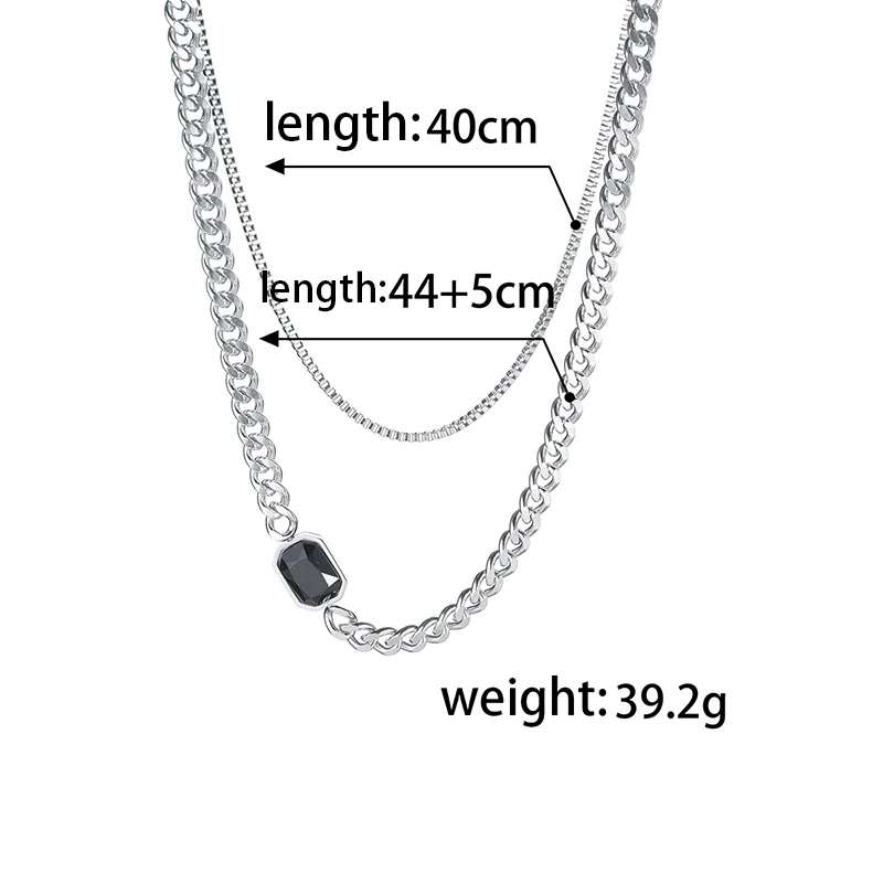 Letdiffery New Punk Multilayer Crystal Zircon Necklace Thick Choker for Women Men Hip Pop Jewelry Gifts
Letdiffery New Punk Multilayer Crystal Zircon Necklace Thick Choker for Women Men Hip Pop Jewelry Gifts