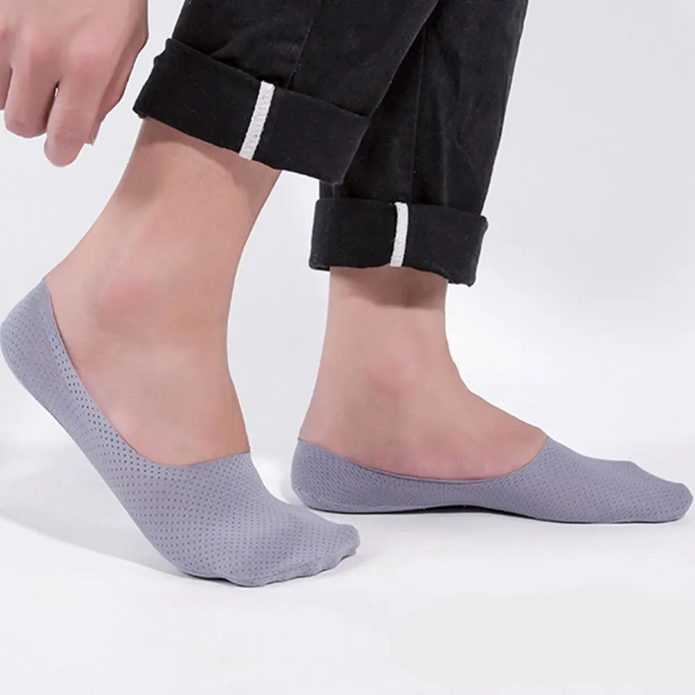 Newest Breathable Invisible Silicone Non-slip Silk Boat Socks Seamless Ankle Socks Men
Newest Breathable Invisible Silicone Non-slip Silk Boat Socks Seamless Ankle Socks Men