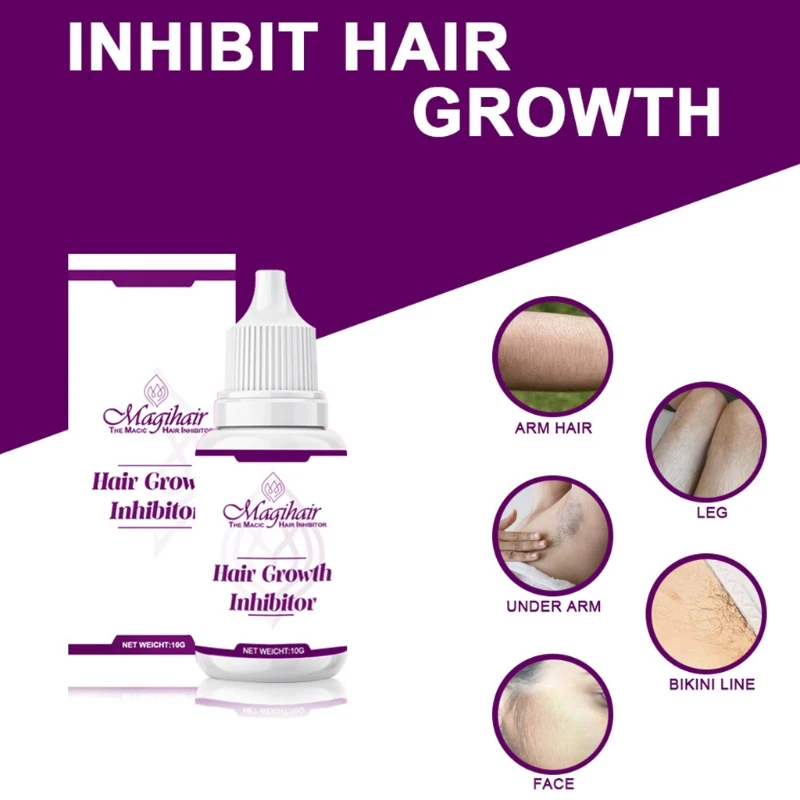 10g Chinese Herbal Stop Hair Grow Inhibitor Painless Hair Removal Shrink Pores Smooth Skin Nourishing Essence Liquid
10g Chinese Herbal Stop Hair Grow Inhibitor Painless Hair Removal Shrink Pores Smooth Skin Nourishing Essence Liquid