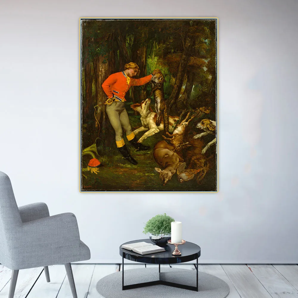 Citon Gustave Courbet《After the hunt》Canvas Oil Painting Artwork Poster Picture Backdrop Wall Decor Home Living room Decoration
Citon Gustave Courbet《After the hunt》Canvas Oil Painting Artwork Poster Picture Backdrop Wall Decor Home Living room Decoration