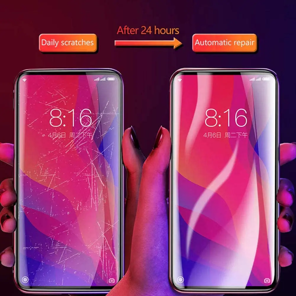 Гидрогелевая пленка для OPPO A9 A5 2020 F5 F7 A3S A5S K5 3D протектор экрана Realme 7 X7 X2 X50 3 5 Pro XT V5 C3