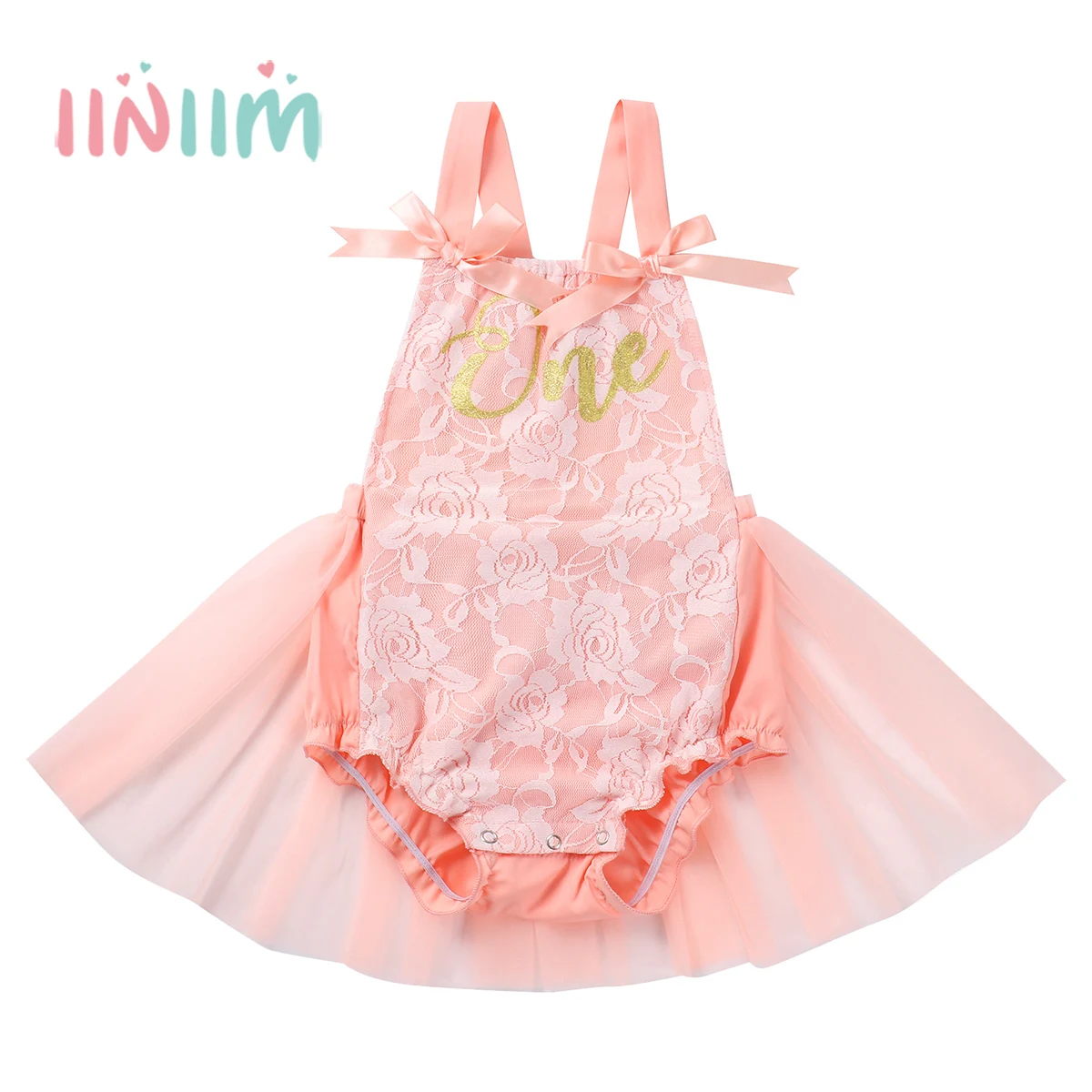 Newborn Baby Girls Romper Princess Dress One Letter Lace Flowers Sling Jumpsuits with Tulle Tutu Baby 1st Birthday Gift
Newborn Baby Girls Romper Princess Dress One Letter Lace Flowers Sling Jumpsuits with Tulle Tutu Baby 1st Birthday Gift