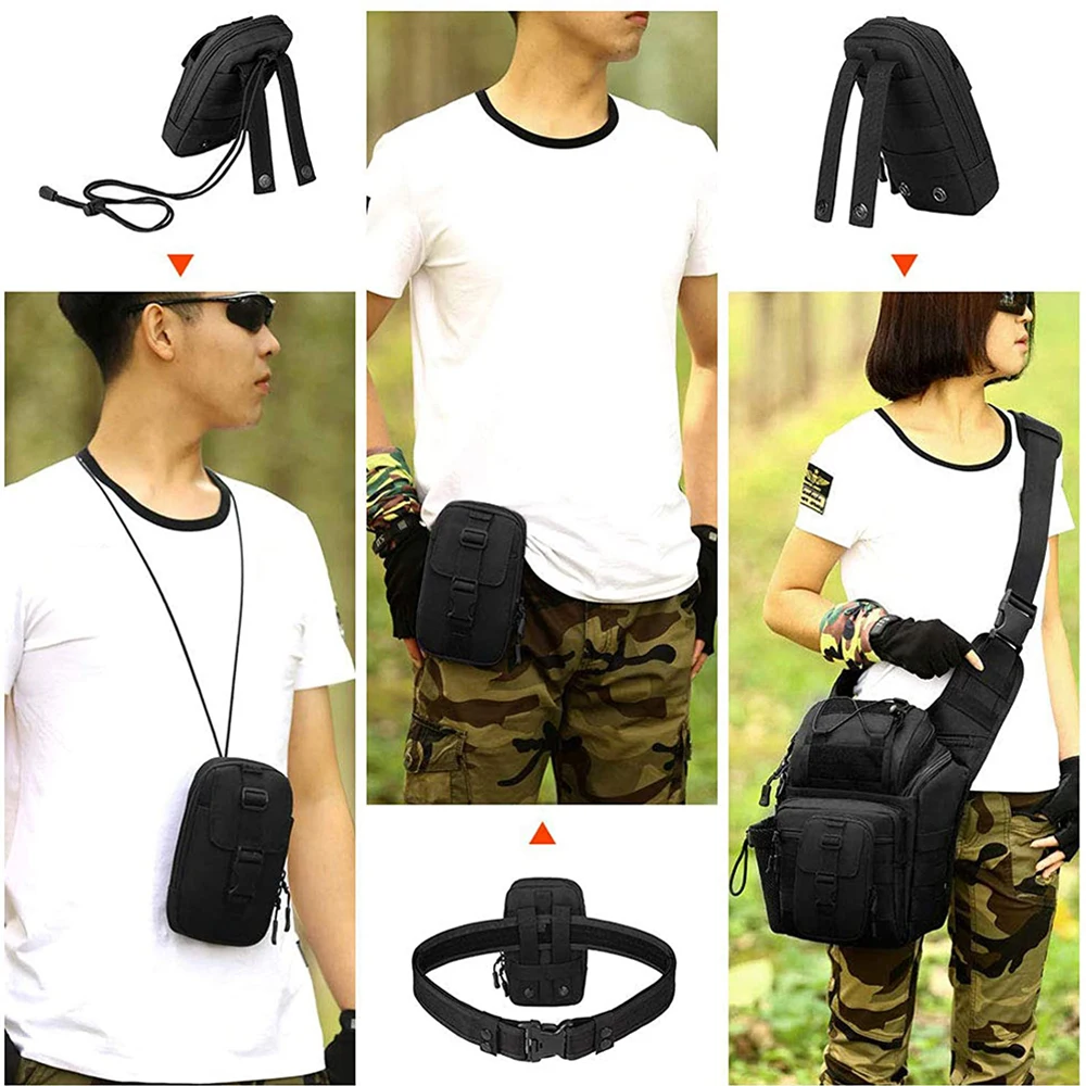 Tactical Molle Pouch Military EDC Tool Bag Outdoor Waist Fanny Pack with Belt Accessory Bag for Hunting Camping Hiking
Tactical Molle Pouch Military EDC Tool Bag Outdoor Waist Fanny Pack with Belt Accessory Bag for Hunting Camping Hiking