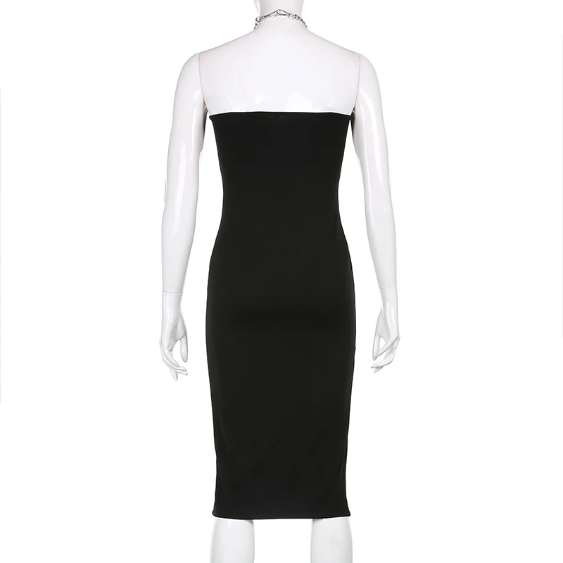 Rapcopter Chain Patchowork Sundress Summer Sleeveless Halter Dress Sexy Side Split Dress Backless Bodycon Dress Women Partywear
Rapcopter Chain Patchowork Sundress Summer Sleeveless Halter Dress Sexy Side Split Dress Backless Bodycon Dress Women Partywear