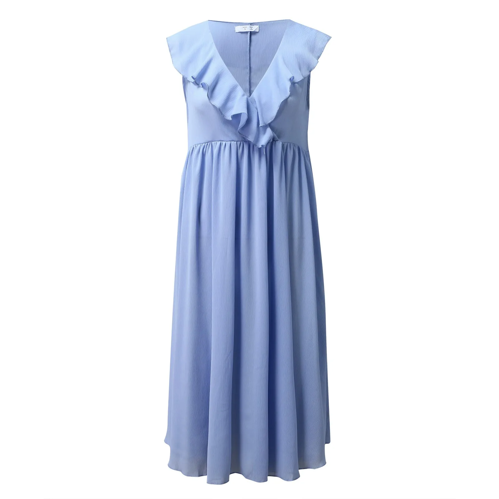 Maternity Dress Solid Summer Maternity Dress Pregnant Woman Printed V-Neck Maternal Dress Maxi Gown Split Side Women Dress #67
Maternity Dress Solid Summer Maternity Dress Pregnant Woman Printed V-Neck Maternal Dress Maxi Gown Split Side Women Dress #67