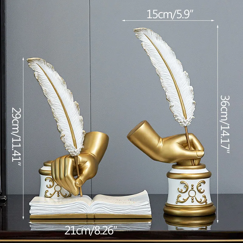 Home Decoration Ornaments Resin Feather Miniature Model Living Room Office Decoration Furnishings Household Suppliers Artware
Home Decoration Ornaments Resin Feather Miniature Model Living Room Office Decoration Furnishings Household Suppliers Artware