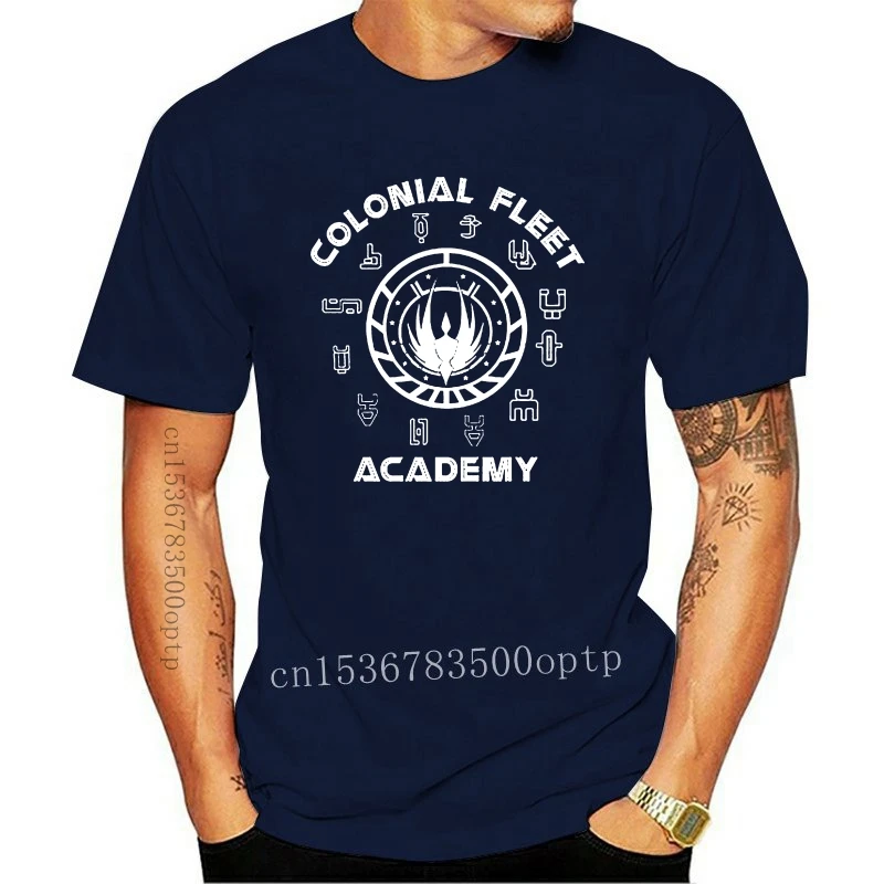 New Men tshirt Colonial Fleet Academy Battlestar Galactica T Shirt Printed T-Shirt tees top
New Men tshirt Colonial Fleet Academy Battlestar Galactica T Shirt Printed T-Shirt tees top