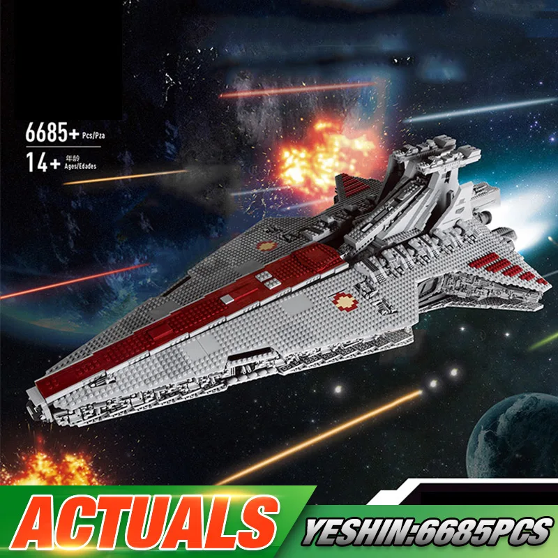 DHL 05077 звезда игрушки Звездных войн The UCS ST04 Республика атака Cruiser сборки