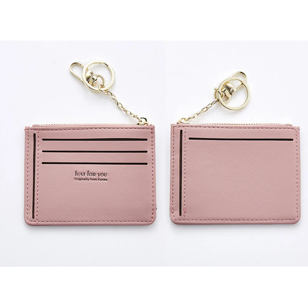 New Ladies Short Simple Fashion Mini Coin Purse mini credit card wallet purse holders Men Wallet Thin Small # | Багаж и сумки