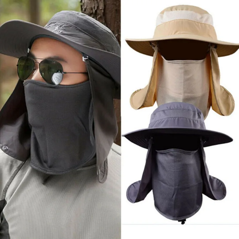 Dropshipping Outdoor Fishing Hat Sun Protection Neck Face Flap Cap Wide Brim For Men Women 2020 New Arrival
Dropshipping Outdoor Fishing Hat Sun Protection Neck Face Flap Cap Wide Brim For Men Women 2020 New Arrival