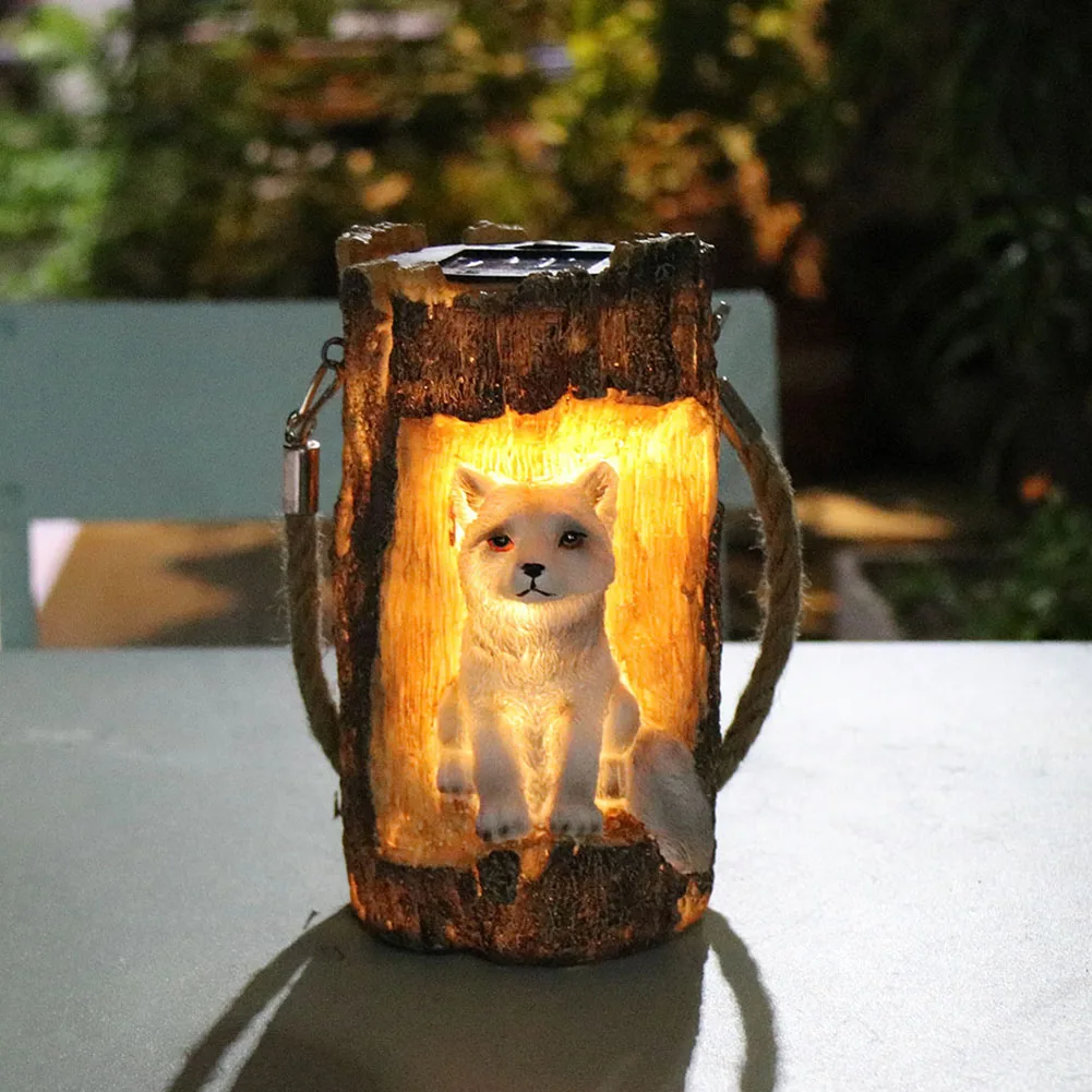 Solar LED Garden Light Decoration Fox in Stump Creative Resin Statue for Yard Patio Outdoor Waterproof Pendant Lamps Ground Lamp
Solar LED Garden Light Decoration Fox in Stump Creative Resin Statue for Yard Patio Outdoor Waterproof Pendant Lamps Ground Lamp