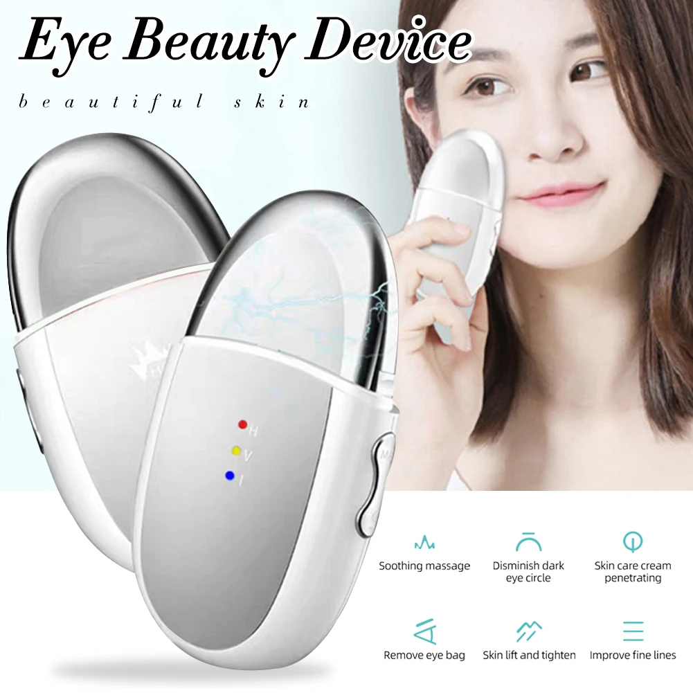 USB Rechargeable ion Eye Massager Remove Dark Circles spot Tighten the skin Whitening Fade Wrinkles ease Fatigue Skin Care Tools
USB Rechargeable ion Eye Massager Remove Dark Circles spot Tighten the skin Whitening Fade Wrinkles ease Fatigue Skin Care Tools