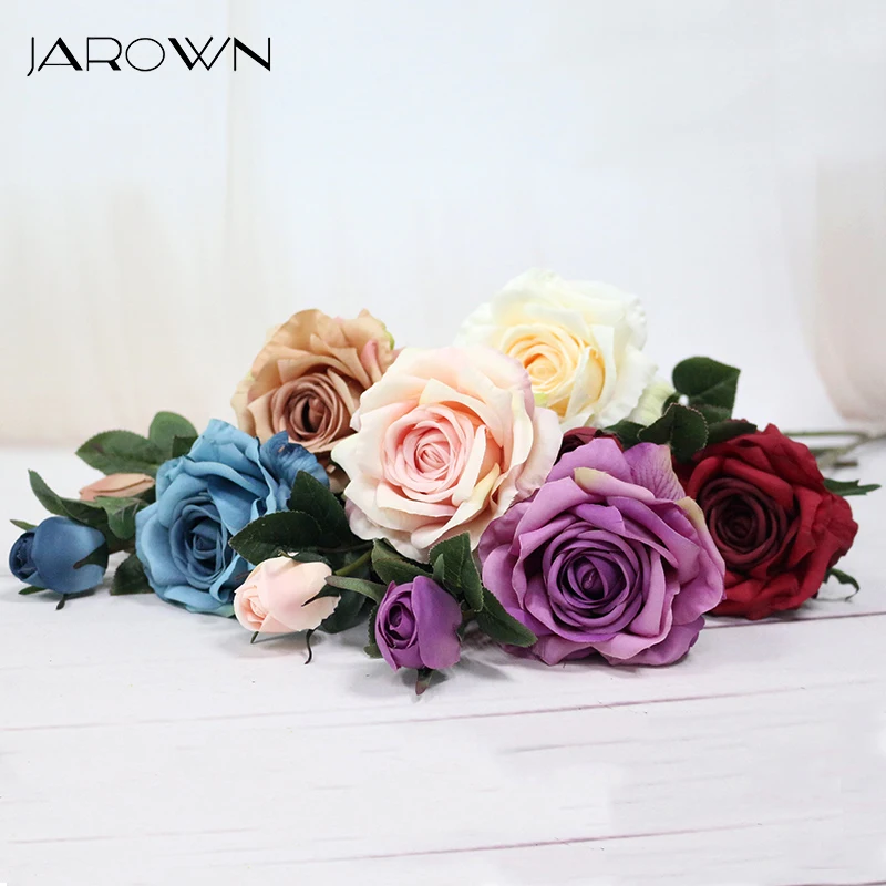 Искусственные цветы JAROWN, 2 цветка, Классические розы, декоративные шелковые цветы, настольные украшения для свадьбы, дома, вечеринки, аксессуары для украшения
Искусственные цветы JAROWN, 2 цветка, Классические розы, декоративные шелковые цветы, настольные украшения для свадьбы, дома, вечеринки, аксессуары для украшения