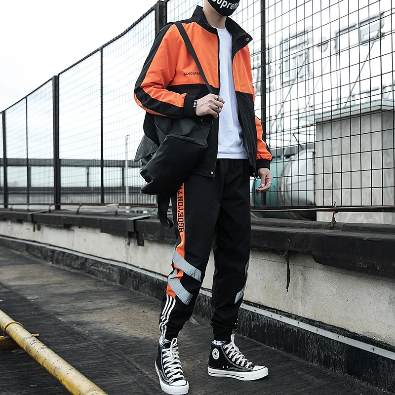 New Autumn Tracksuits Men Set Patchwork Hoodies+Pants Suit Zipper Hooded Sweatshirt Sportswear Set Male Hoodie Sportswear Suits
New Autumn Tracksuits Men Set Patchwork Hoodies+Pants Suit Zipper Hooded Sweatshirt Sportswear Set Male Hoodie Sportswear Suits