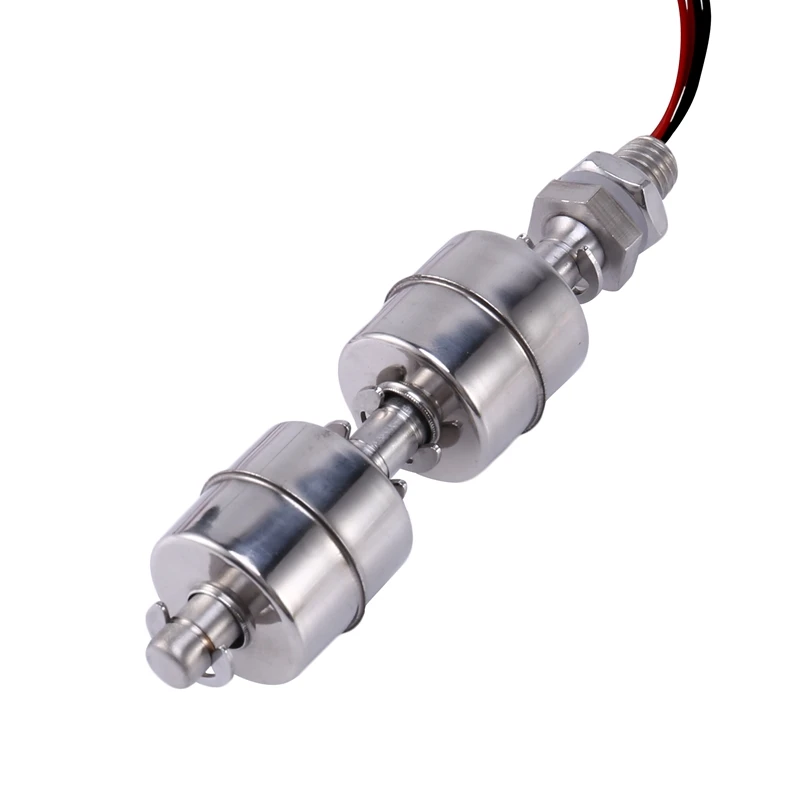 100mm Stainless Steel Float Switch Water Tank Liquid Level Sensor Double Ball Float Switch Water Tank Flow Sensor
100mm Stainless Steel Float Switch Water Tank Liquid Level Sensor Double Ball Float Switch Water Tank Flow Sensor