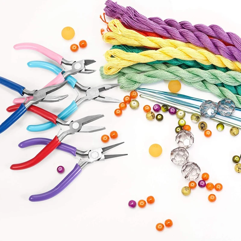 5 Pieces Jewelry Making Pliers Set, for Jewelry Beading Cutting Wrapping and DIY Craft Supplies
5 Pieces Jewelry Making Pliers Set, for Jewelry Beading Cutting Wrapping and DIY Craft Supplies
