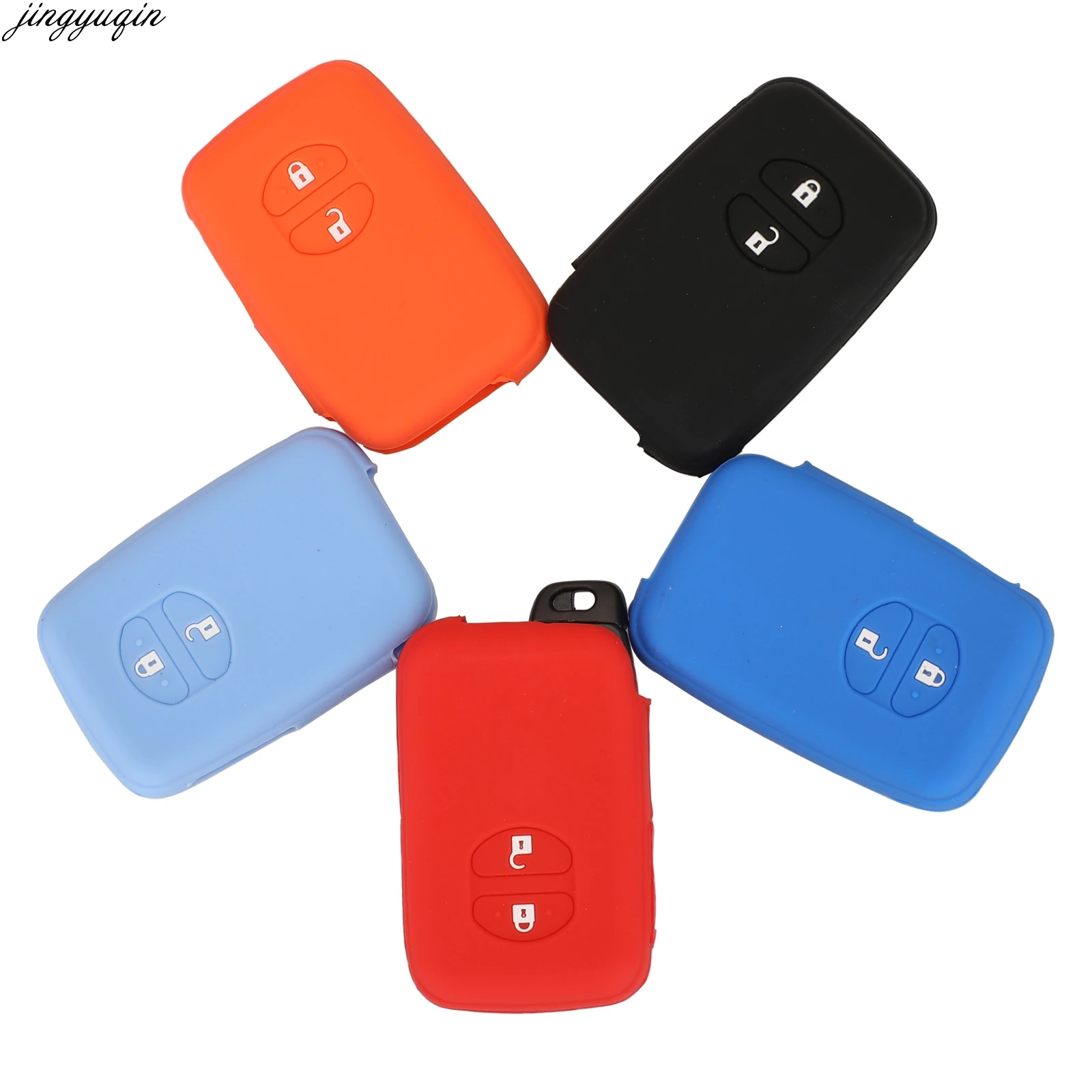 jingyuqin 2 Buttons Remote Car Key Silicone Case Cover For Toyota RAV4 Land Cruiser Camry Highlander Prado Prius
jingyuqin 2 Buttons Remote Car Key Silicone Case Cover For Toyota RAV4 Land Cruiser Camry Highlander Prado Prius