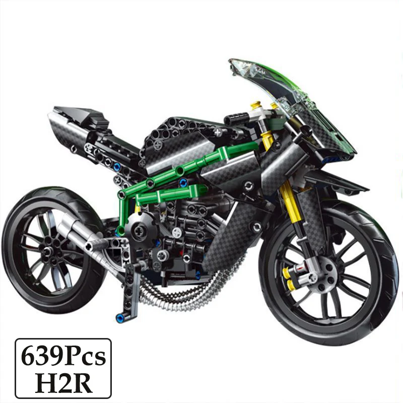 Technical Series H2R Super Racing Motorcycle Model Building Blocks Assemble City Speed Motorbike Bricks Car Toys Boys Adult Gift
Technical Series H2R Super Racing Motorcycle Model Building Blocks Assemble City Speed Motorbike Bricks Car Toys Boys Adult Gift